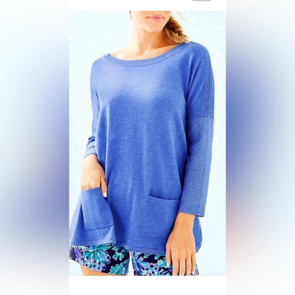 Lilly Pulitzer Blue Top